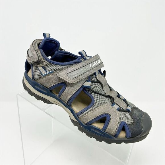 Geox Boys' Sandals Size 36 EU (US 4) Gray Outdoor Water-Friendly Closed Toe - Picture 1 of 15